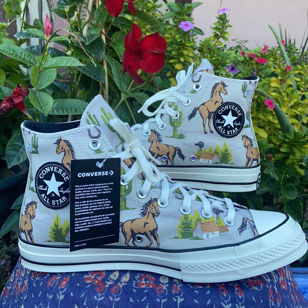 New Western Style men's Chuck 70 Hi Top Sneakers - Picture 12 of 15